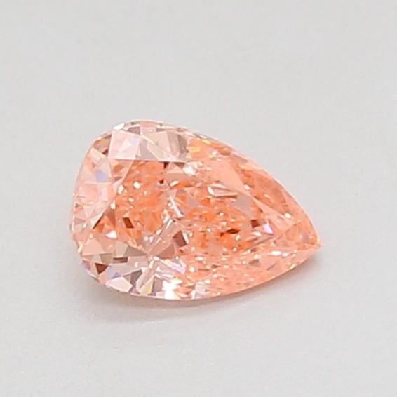 0.50 Ct. Fancy Vivid Pink Pear Lab Grown Diamond