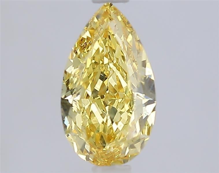 1.55 Ct. Fancy Vivid Yellow Yellow Pear Lab Grown Diamond