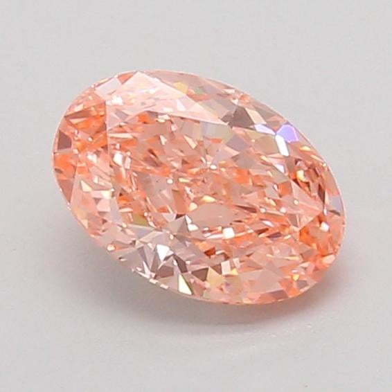 1.09 Ct. Fancy Vivid Pink Oval Lab Grown Diamond