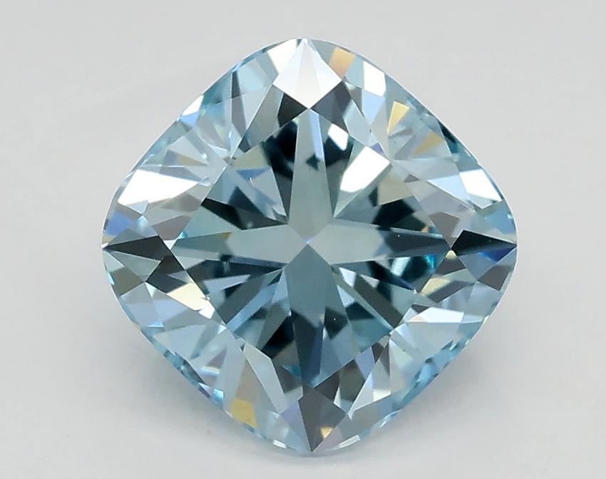 1.94 Ct. Fancy Intense Blue Cushion Lab Grown Diamond
