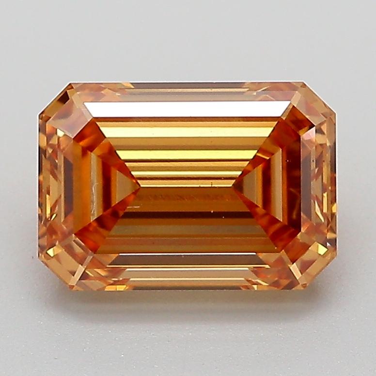 2.10 Ct. Fancy Light  Brown Emerald Lab Grown Diamond