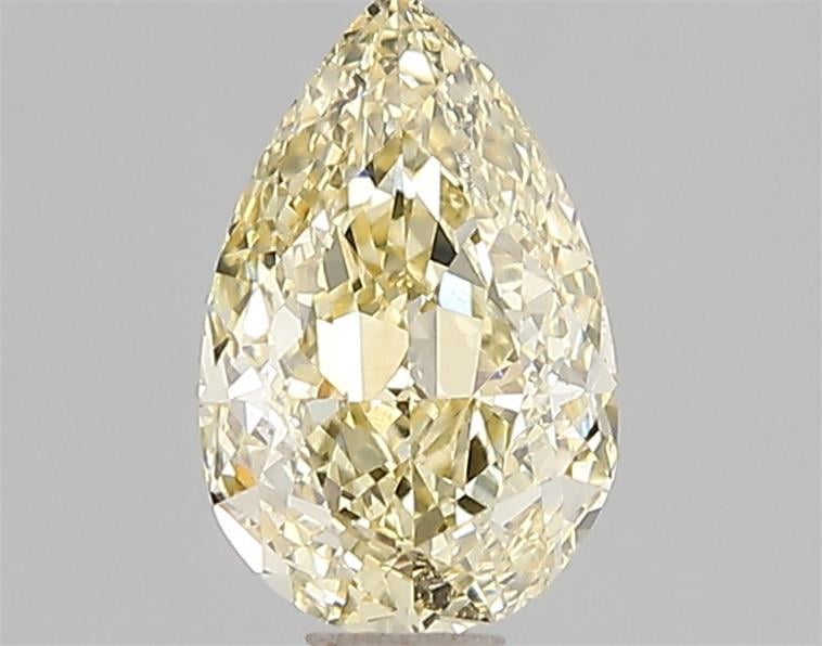 1.01 Ct. Fancy Intense Yellow Pear Lab Grown Diamond