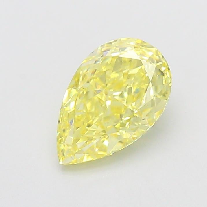 2.08 Ct. Fancy Intense Yellow Pear Lab Grown Diamond