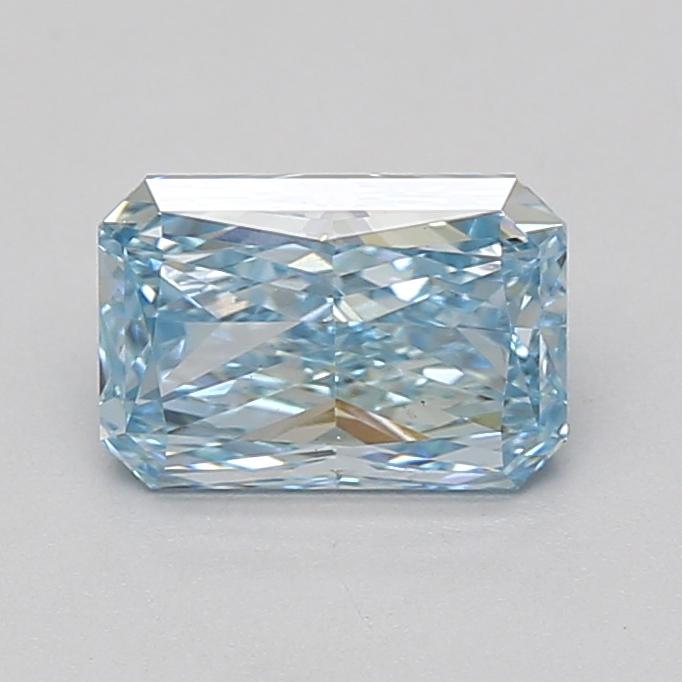 1.55 Ct. Fancy Vivid Blue Radiant Lab Grown Diamond