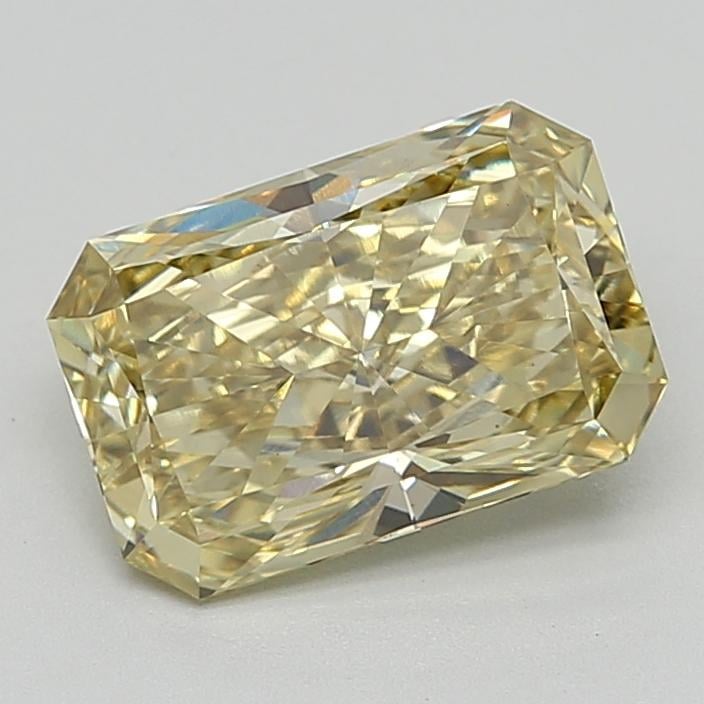 3.08 Ct. Fancy Intense  Yellow Radiant Lab Grown Diamond