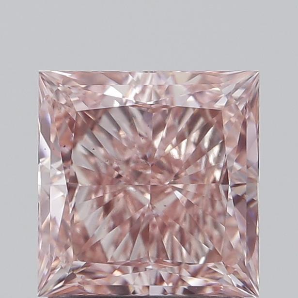 1.40 Ct. Fancy Intense Pink Princess Lab Grown Diamond