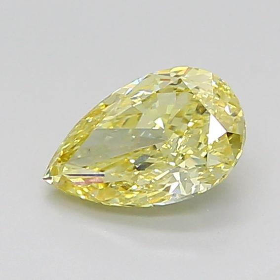 1.17 Ct. Fancy Intense Yellow Pear Lab Grown Diamond