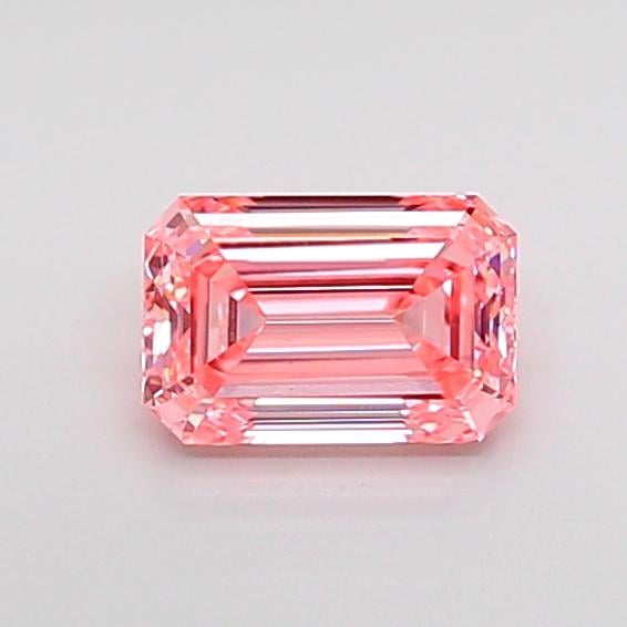 0.73 Ct. Fancy Vivid Pink Emerald Lab Grown Diamond