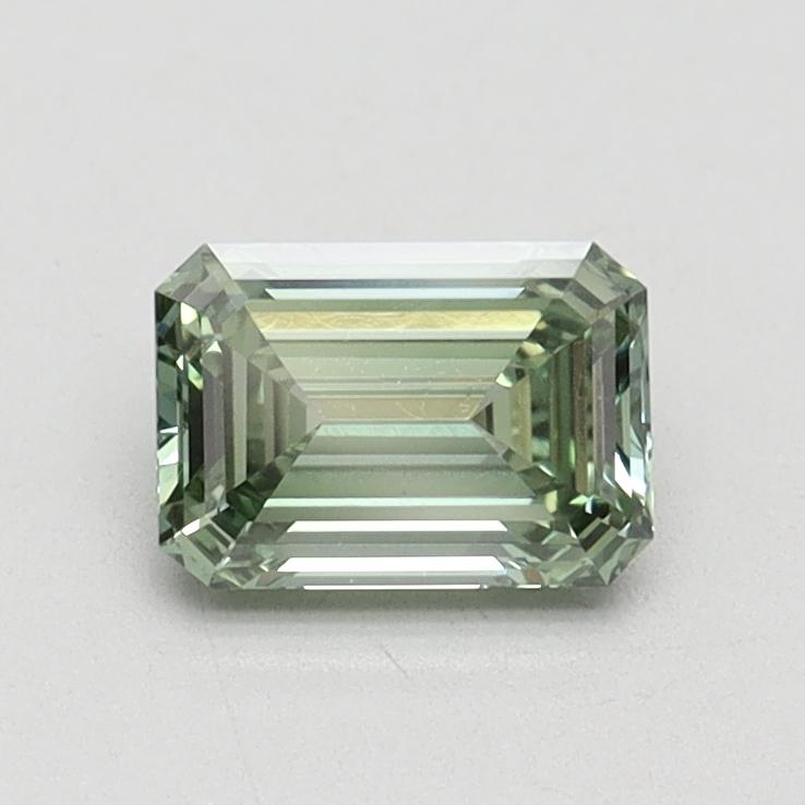 0.71 Ct. Fancy Vivid Green Emerald Lab Grown Diamond