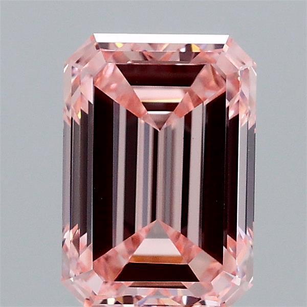 1.51 Ct. Fancy Intense  Pink Emerald Lab Grown Diamond