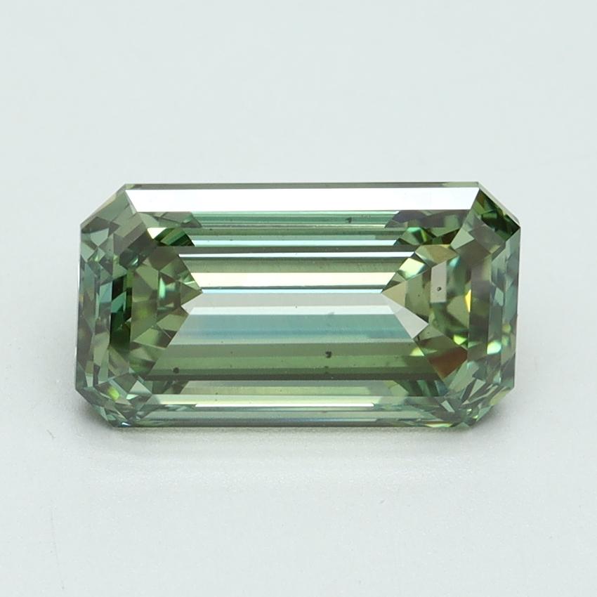 3.00 Ct. Fancy Vivid Green Emerald Lab Grown Diamond