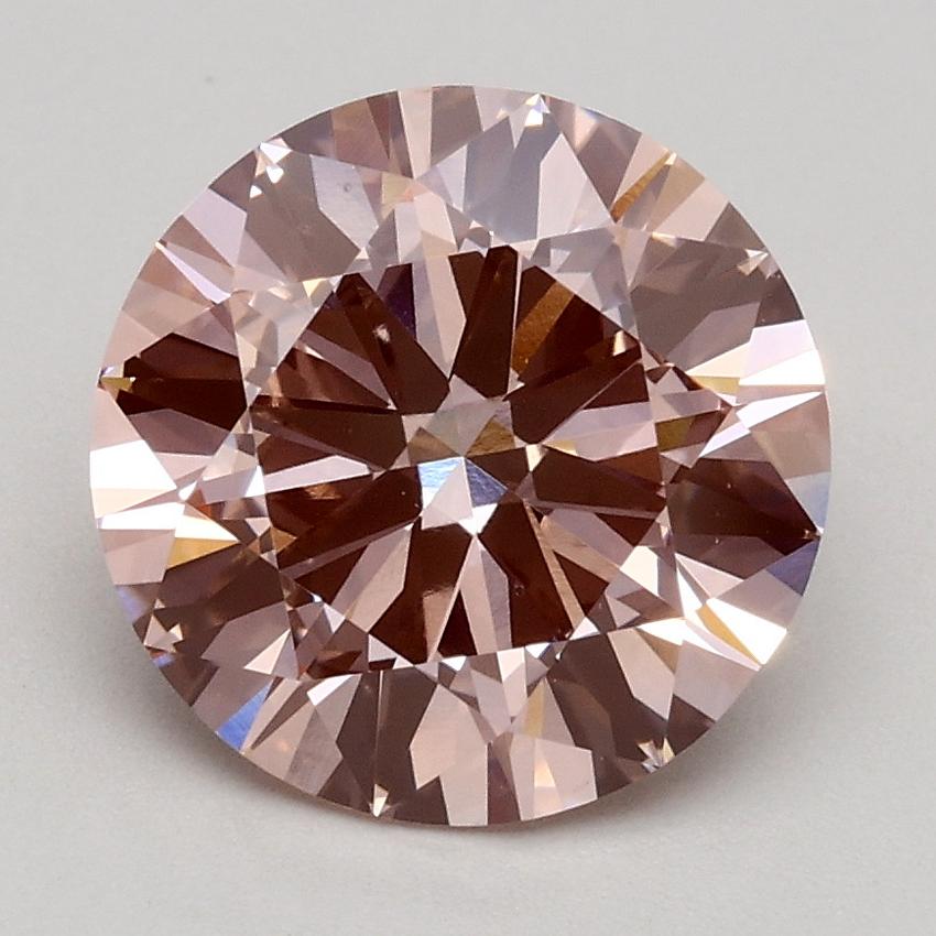 2.00 Ct. Fancy Light Pink Round Lab Grown Diamond