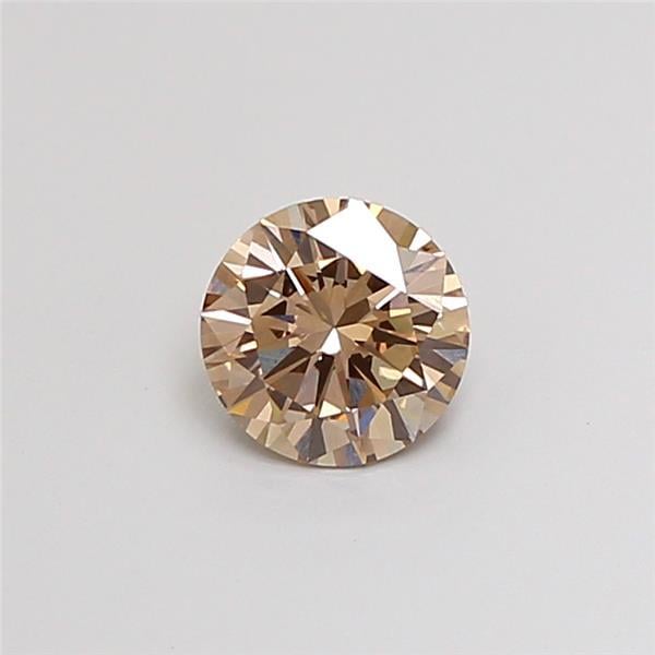 1.00 Ct. Light Brown Round Lab Grown Diamond