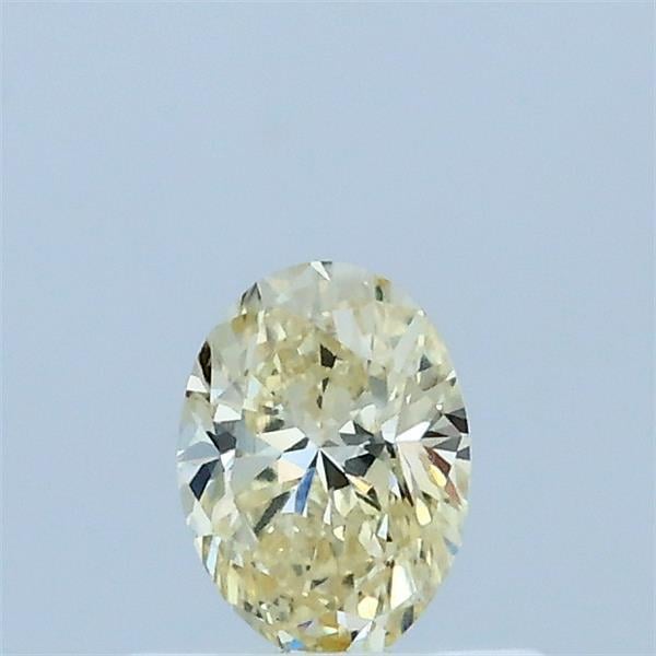 0.31 Ct. Fancy Light Yellow Oval Lab Grown Diamond