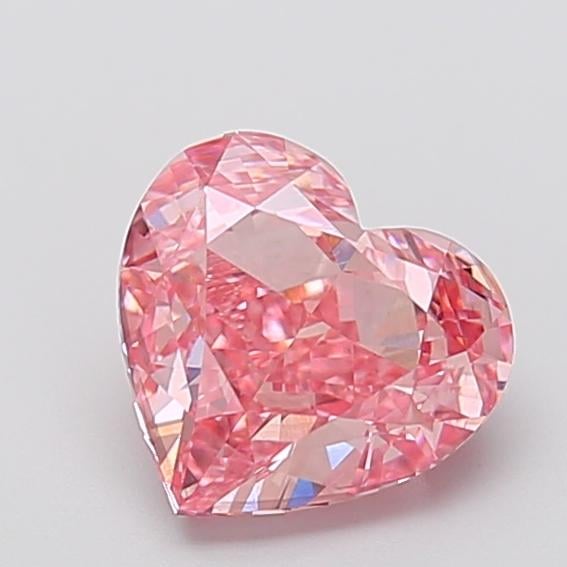 2.15 Ct. Fancy Vivid Pink Heart Lab Grown Diamond