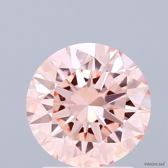 1.89 Ct. Fancy Intense Pink Round Lab Grown Diamond