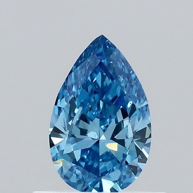 0.50 Ct. Fancy Vivid Blue Pear Lab Grown Diamond