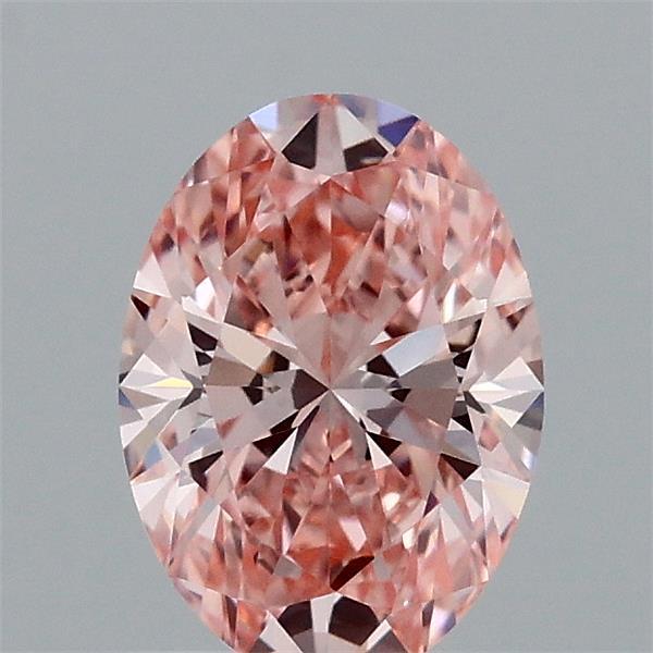 0.94 Ct. Fancy Vivid Pink Oval Lab Grown Diamond