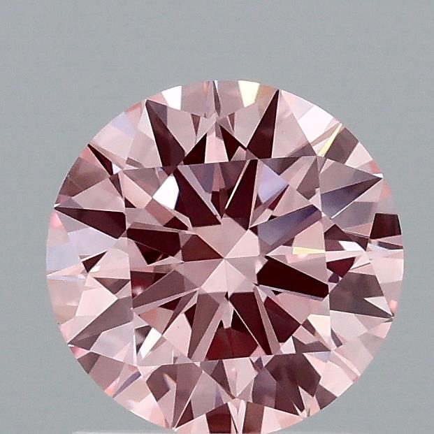 1.25 Ct. Fancy Vivid Pink Round Lab Grown Diamond