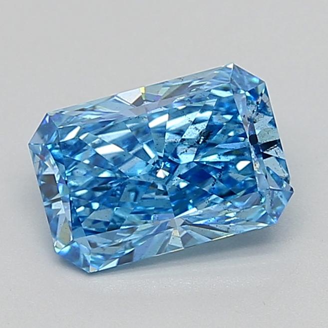 2.09 Ct. Fancy Vivid  Blue Radiant Lab Grown Diamond