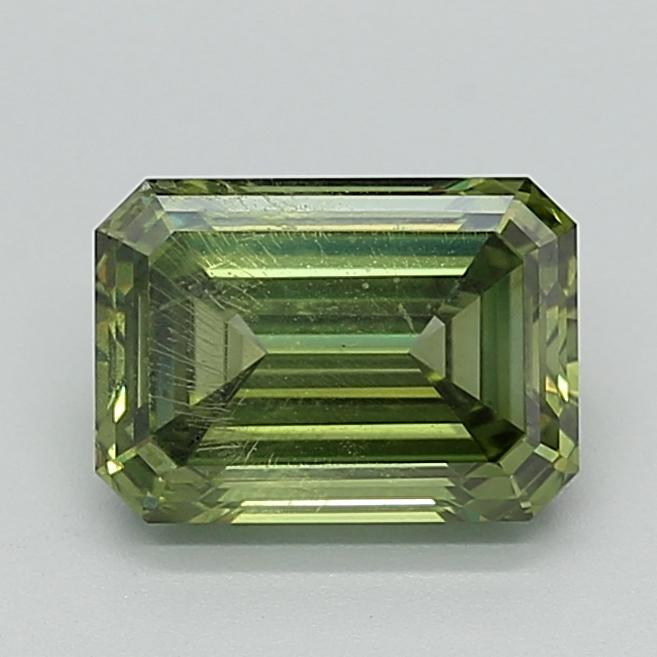 2.35 Ct. Fancy Vivid  Green Emerald Lab Grown Diamond