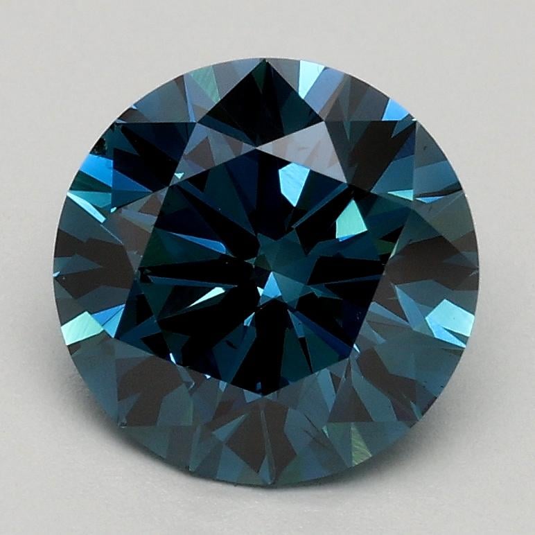 1.50 Ct. Fancy Deep Blue Round Lab Grown Diamond