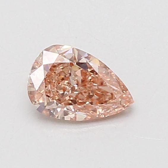 0.52 Ct. Fancy Intense Brownish Pink Pear Lab Grown Diamond