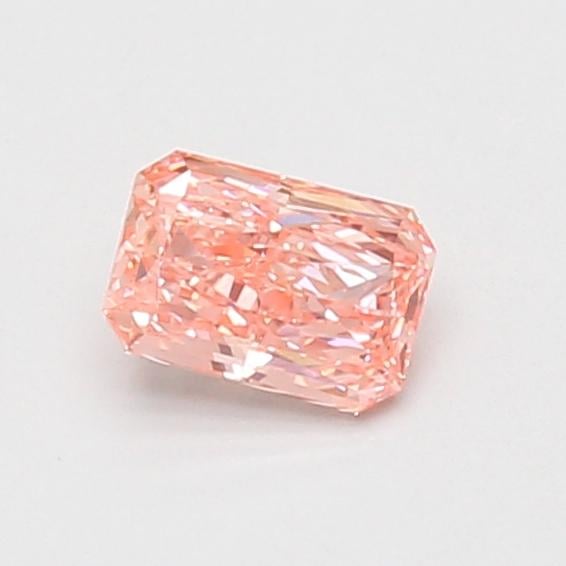 0.46 Ct. Fancy Vivid Pink Radiant Lab Grown Diamond