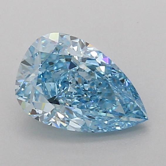1.09 Ct. Fancy Vivid Blue Pear Lab Grown Diamond