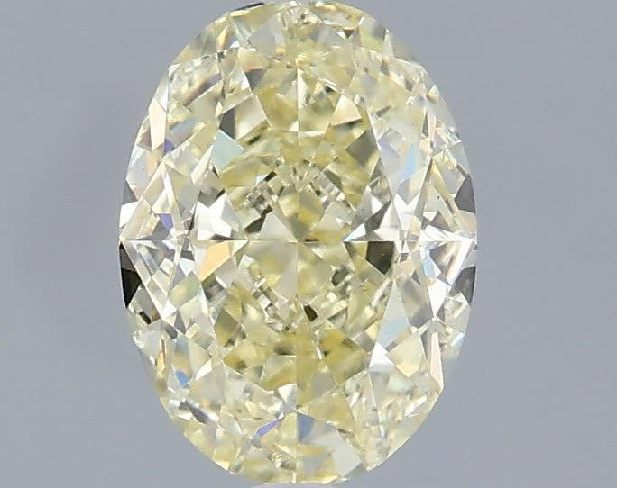 1.60 Ct. Fancy Yellow Oval Lab Grown Diamond