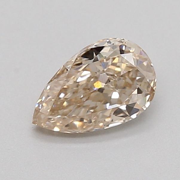 0.31 Ct. Very Light  Brown Pear Lab Grown Diamond