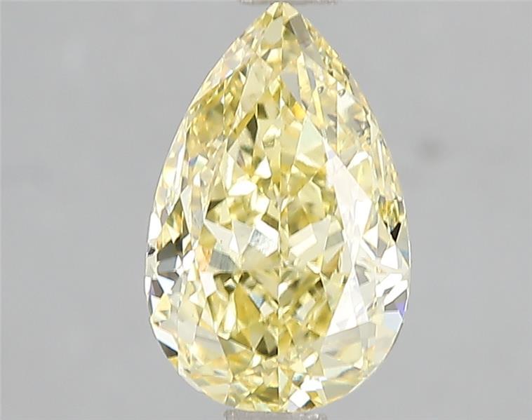 2.00 Ct. Fancy Vivid Yellow Pear Lab Grown Diamond