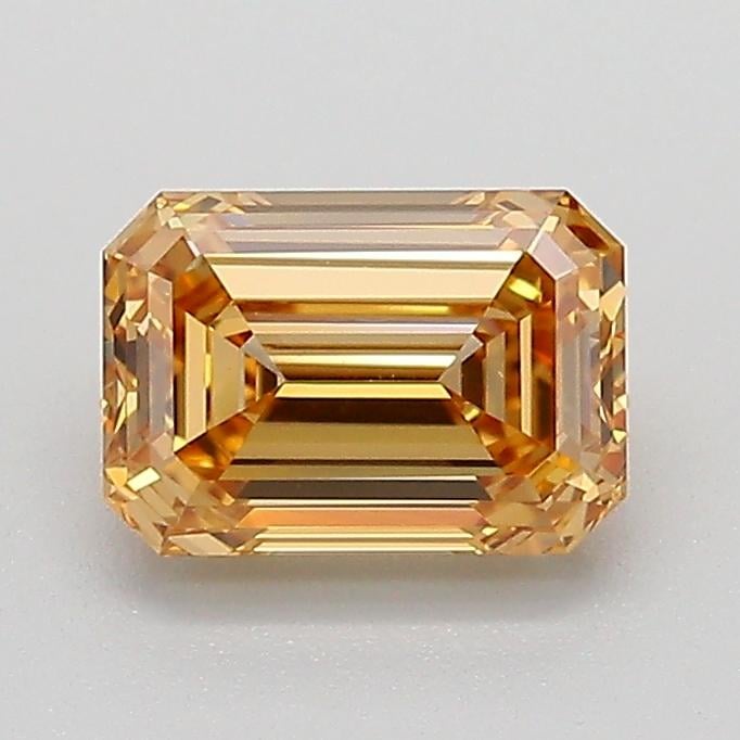 1.04 Ct. Fancy Light  Brown Emerald Lab Grown Diamond