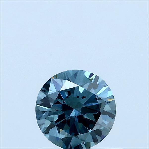 0.36 Ct. Fancy Green Round Lab Grown Diamond