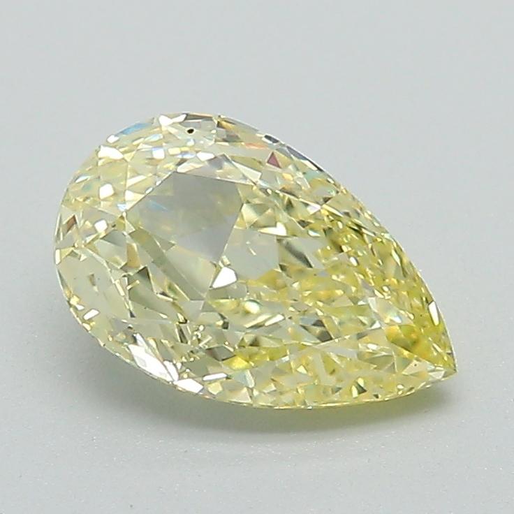 1.21 Ct. Fancy Intense Yellow Pear Lab Grown Diamond