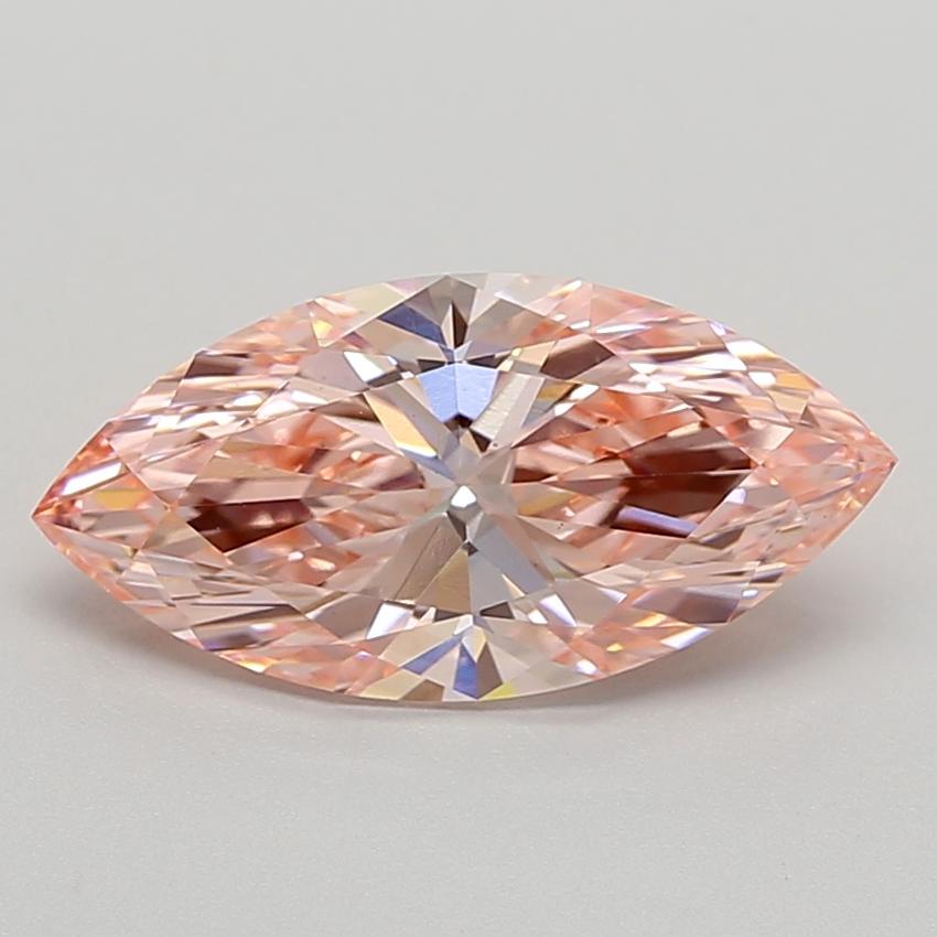 3.09 Ct. Fancy Intense  Pink Marquise Lab Grown Diamond