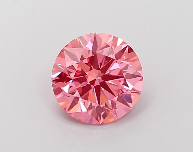 1.50 Ct. Fancy Vivid Pink Round Lab Grown Diamond