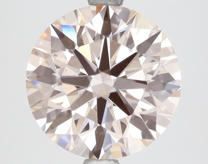 3.58 Ct. Fancy Light  Pink Round Lab Grown Diamond