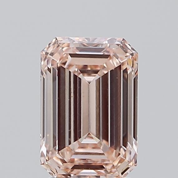 2.03 Ct. Fancy Intense Orangy Pink Emerald Lab Grown Diamond