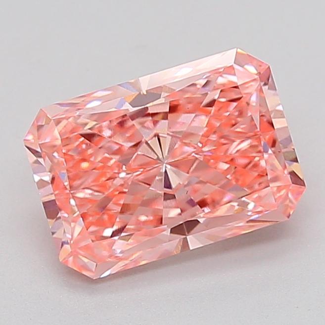 2.07 Ct. Fancy Vivid  Pink Radiant Lab Grown Diamond