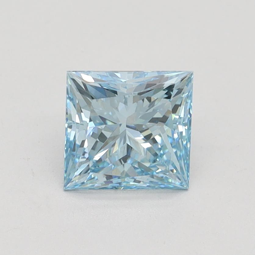 1.05 Ct. Fancy Intense Blue Princess Lab Grown Diamond