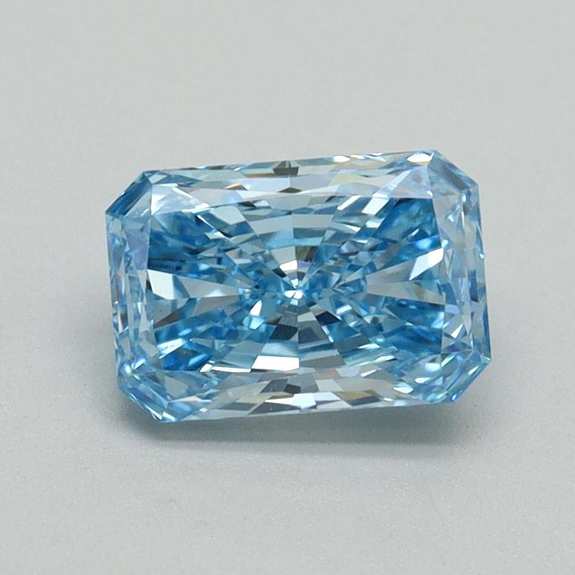 1.05 Ct. Fancy Vivid Blue Radiant Lab Grown Diamond