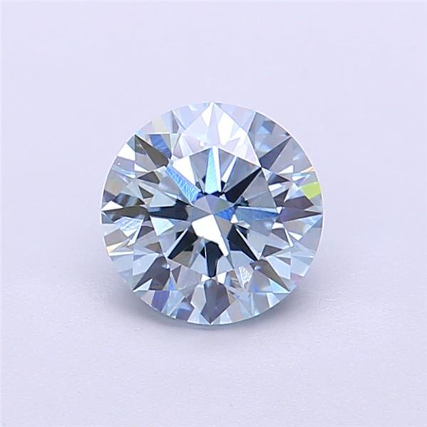 1.02 Ct. Fancy  Blue Round Lab Grown Diamond