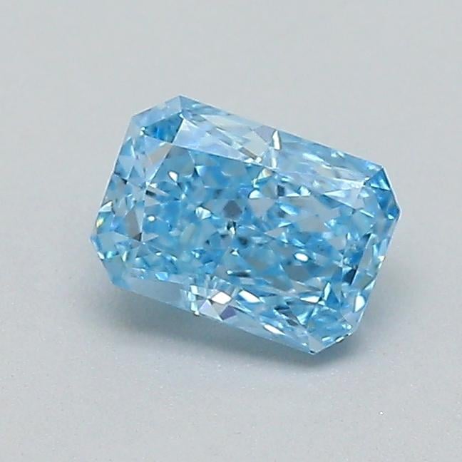 0.27 Ct. Fancy Vivid  Blue Radiant Lab Grown Diamond