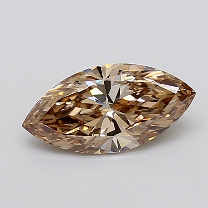 1.04 Ct. Fancy Light  Brown Marquise Lab Grown Diamond