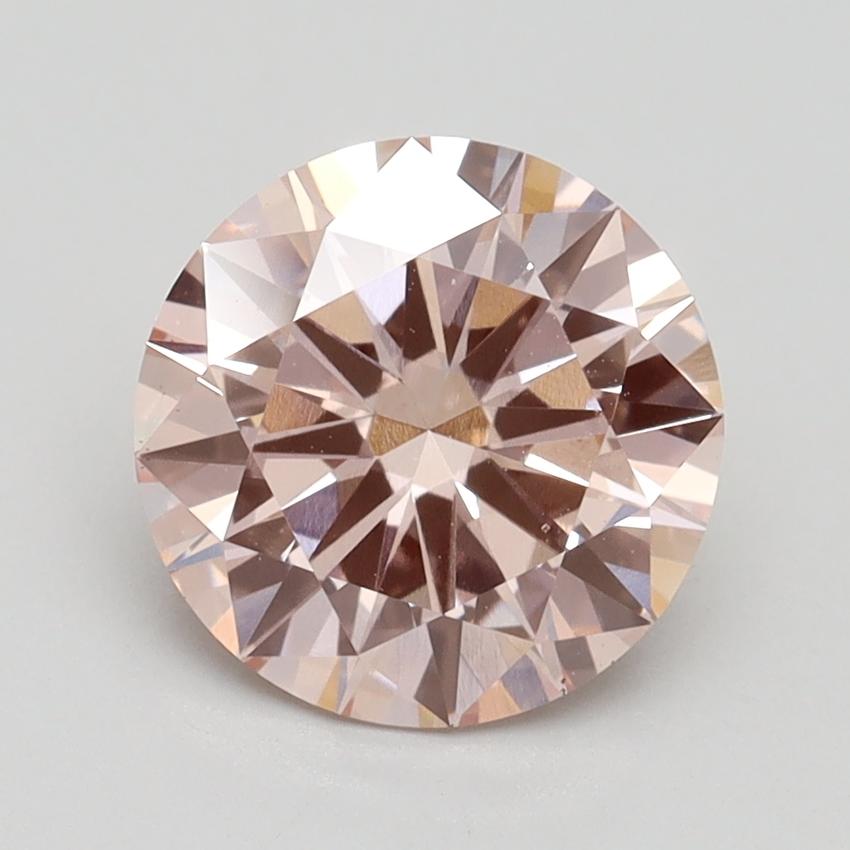 2.01 Ct. Fancy Intense Pink Round Lab Grown Diamond