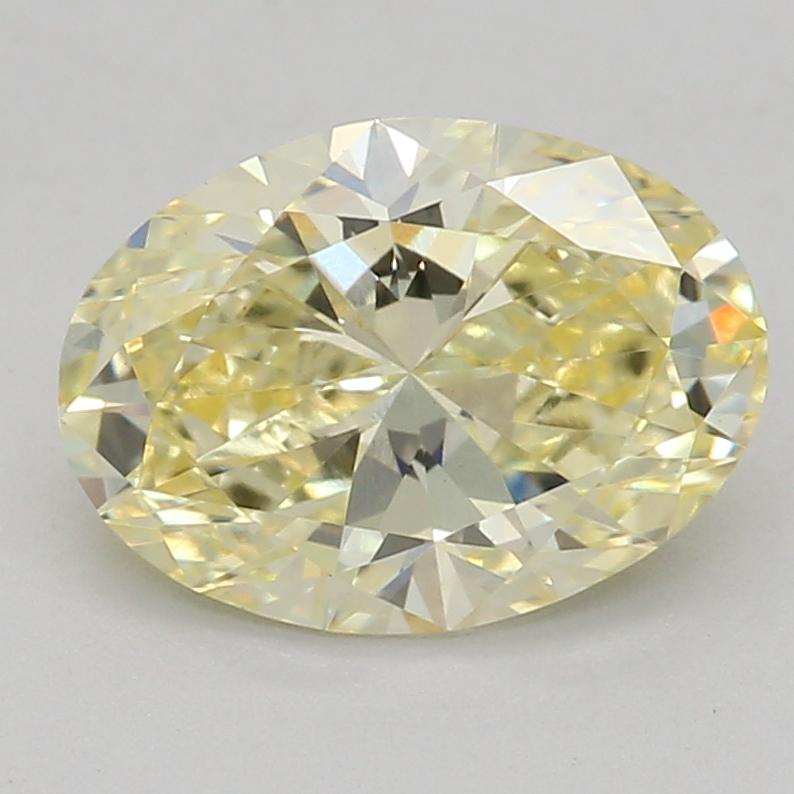 1.09 Ct. Fancy Yellow Oval Lab Grown Diamond