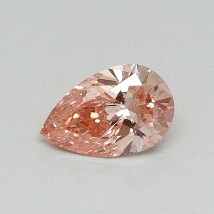 0.33 Ct. Fancy Vivid Pink Pear Lab Grown Diamond