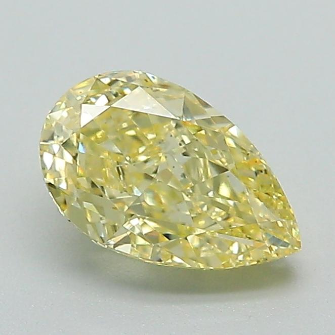 1.03 Ct. Fancy Intense Yellow Pear Lab Grown Diamond