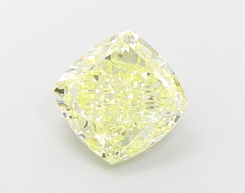 2.01 Ct. Fancy Light Yellow Cushion Lab Grown Diamond